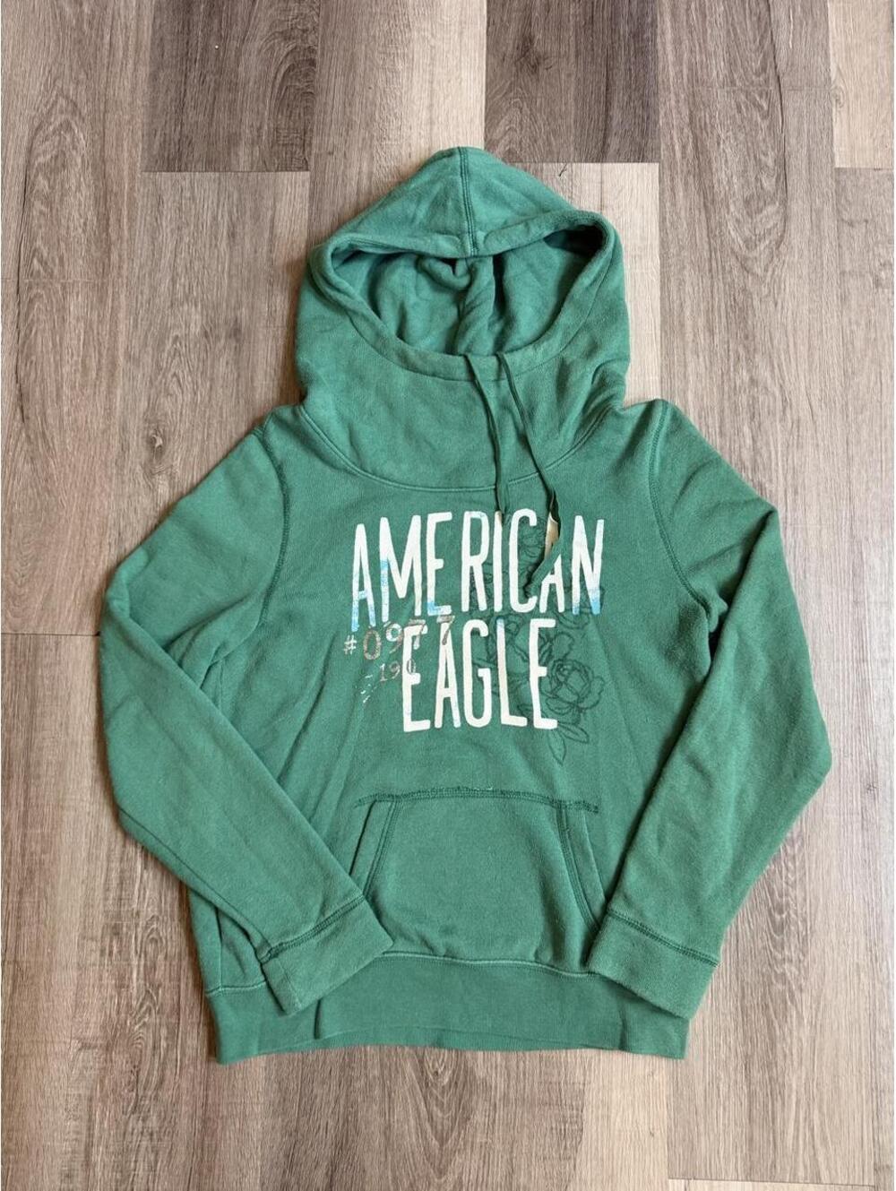 Y2k American Eagle hoodie size L #americaneagle #rose